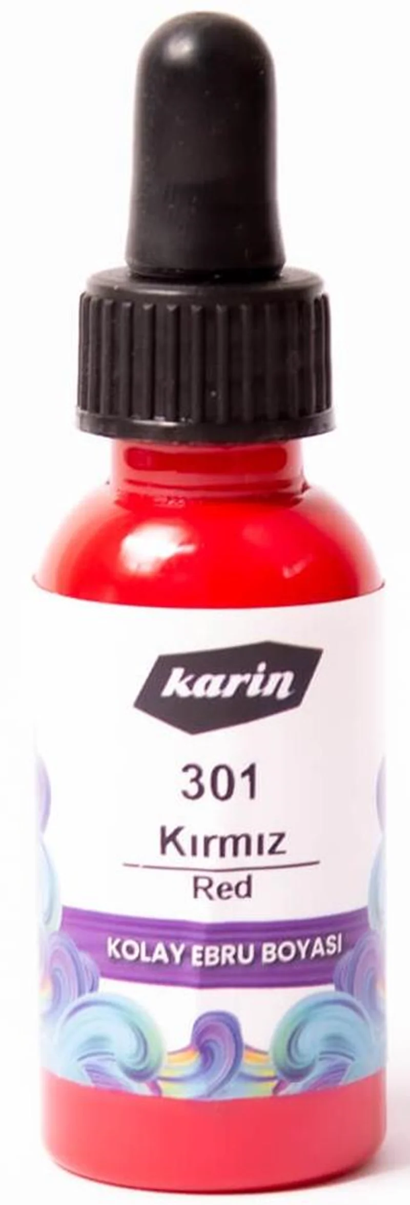 KARİN KOLAY EBRU BOYASI 30 ML 301 KIRMIZI 61301030