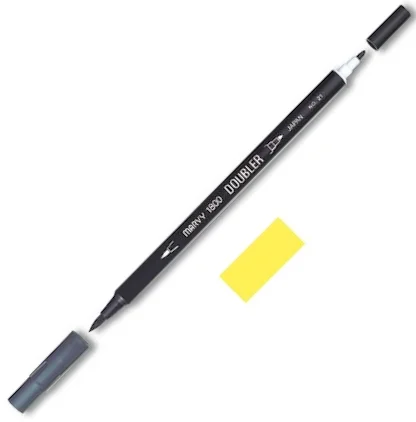 MARVY FIRÇA KALEM BRUSH PEN ÇİFT UÇLU 1800-022 LEMON YELLOW