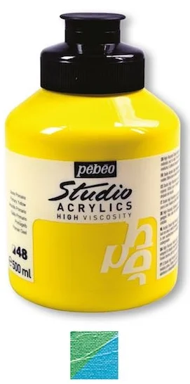 PEBEO AKRİLİK BOYA STUDIO 500 ML 172*358 IRIDESCENT GRENN-BLUE