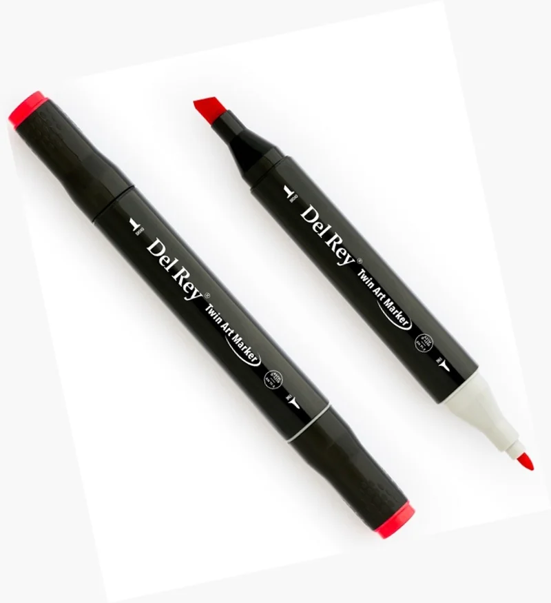 DEL REY GRAFİK MARKÖR TWIN MN-DR010 DEEP RED
