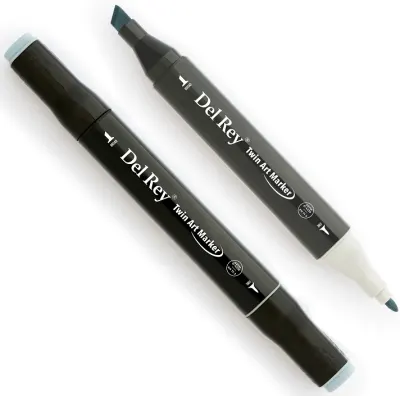 DEL REY GRAFİK MARKÖR TWIN MN-DRBG3 BLUE GREY