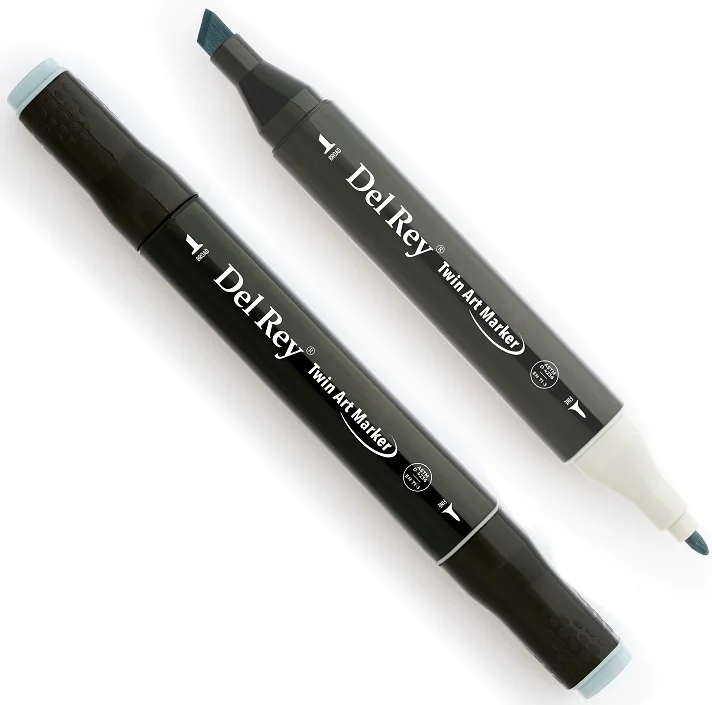 DEL REY GRAFİK MARKÖR TWIN MN-DRBG3 BLUE GREY