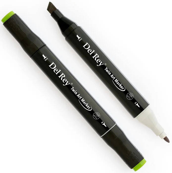 DEL REY GRAFİK MARKÖR TWIN MN-DR043 DEEP OLIVE GREEN