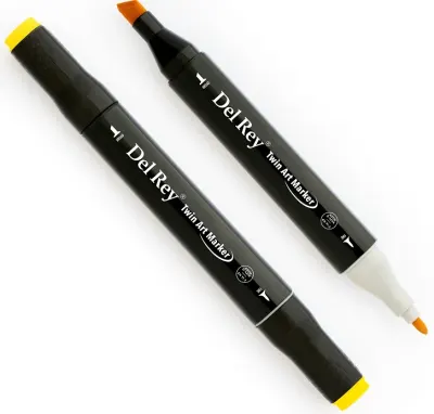 DEL REY GRAFİK MARKÖR TWIN MN-DR044 FRESH YELLOW