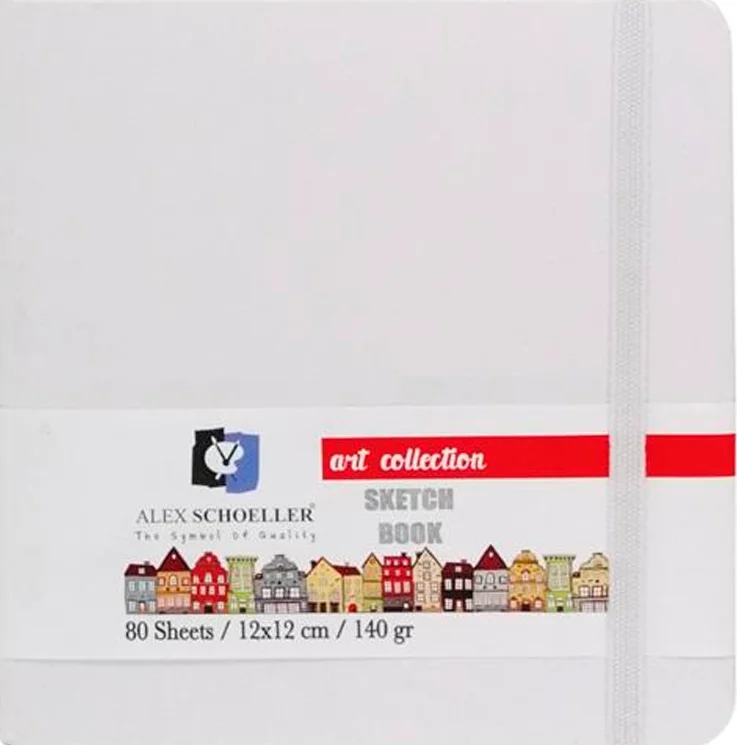 ALEX SKETCH DEFTERİ 12x12 ART COLLECTION 140 GR BEYAZ 80 YP ALX-9017