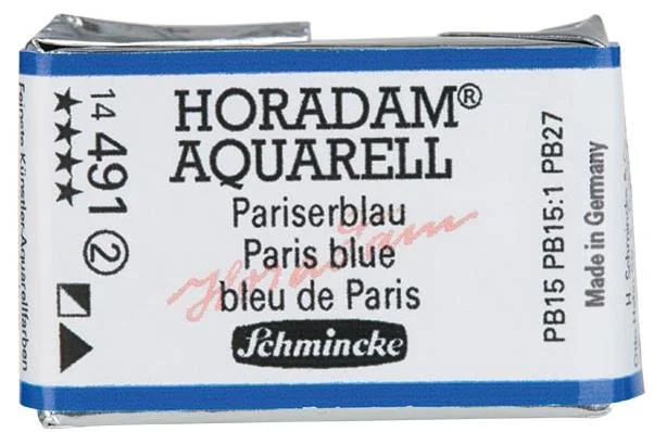 SCHMİNCKE HORADAM AQUARELL ARTİST SULU BOYA TAM TABLET SERİ 2 491 PARİS BLUE 14491043