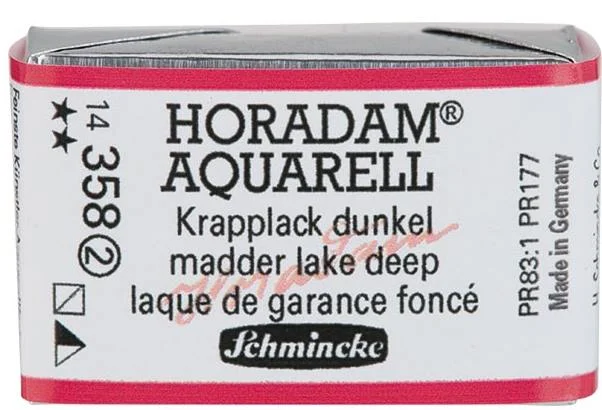 SCHMİNCKE HORADAM AQUARELL ARTİST SULU BOYA TAM TABLET SERİ 2 358 MADDER LAKE DEEP 14358043