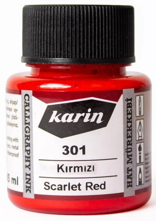 KARİN HAT MÜREKKEBİ 45 ML KIRMIZI 6210301045