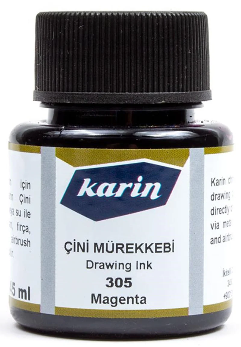 KARİN ÇİNİ MÜREKKEBİ 45 ML MAGENTA 6221305045