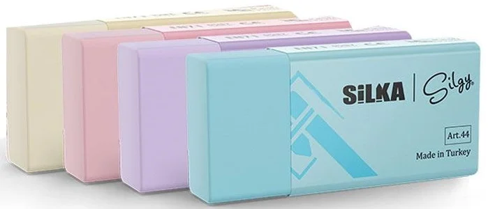 SİLKA SİLGİ PASTEL 4 RENK 24 LÜ ART.44