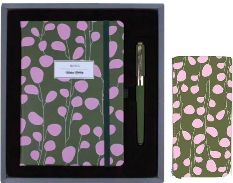 VJ DEFTER KARİZMA SERT KAPAK SET 14x20 Cm. 80 YP. 192 YP. NOKTALI + KALEM ÇANTASI + KALEM 4035