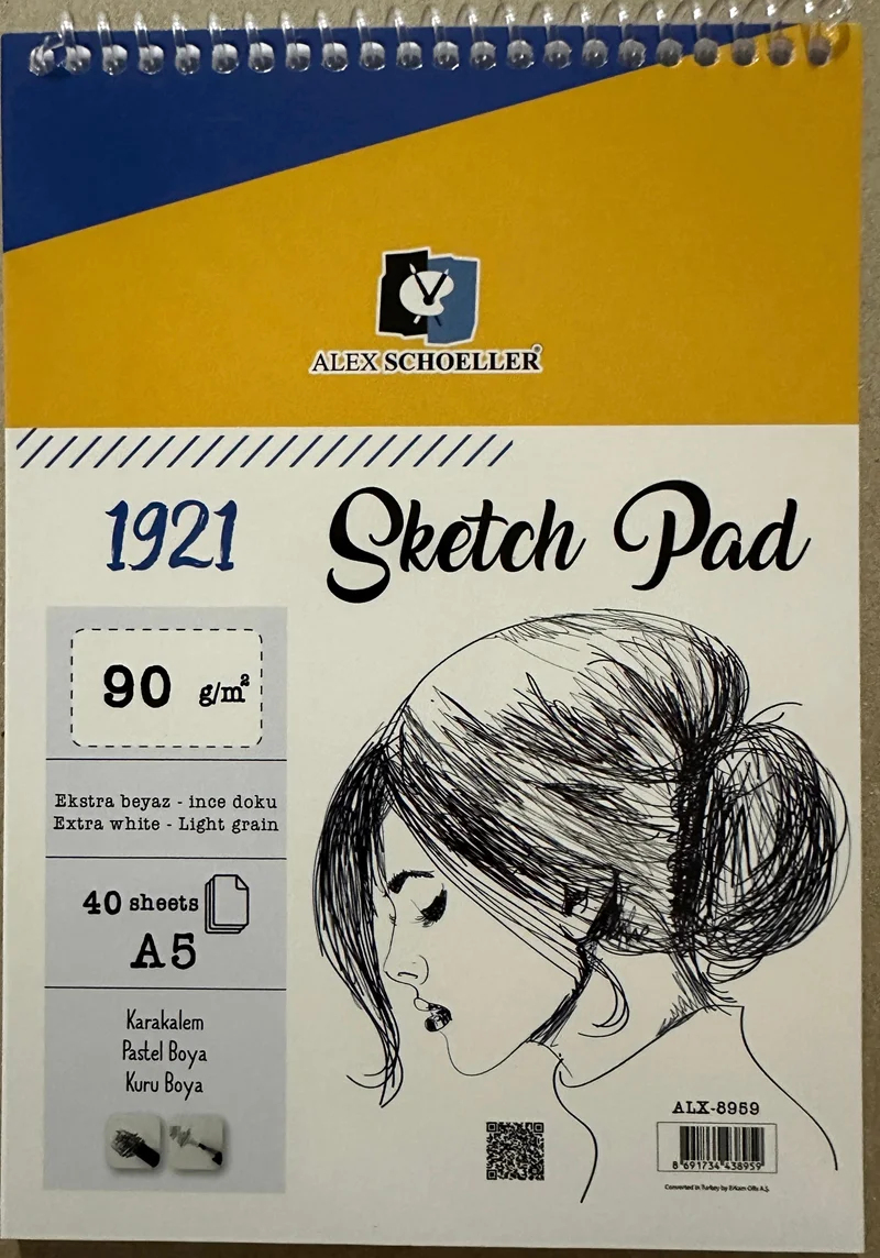 ALEX SKETCH DEFTERİ A5 90 GR SPR. 40 LI ALX-8959