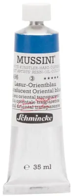 SCHMİNCKE MUSSİNİ ARTİST YAĞLI BOYA 35 ML SERİ 3 496 TRANSLUCENT ORİENTAL BLUE 10496009