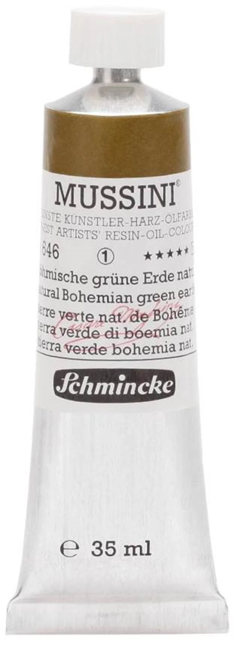 SCHMİNCKE MUSSİNİ ARTİST YAĞLI BOYA 35 ML SERİ 1 646 NATURAL BOHEMİAN GREEN EARTH 10646009