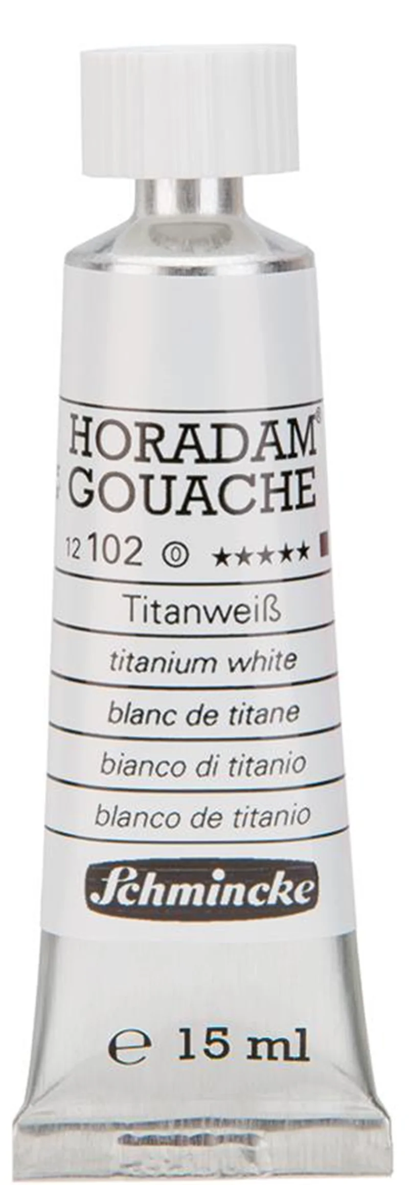 SCHMİNCKE HORADAM GOUACHE ARTİST GUAJ BOYA 15 ML SERİ 1 102 TİTANİUM WHİTE 12102006