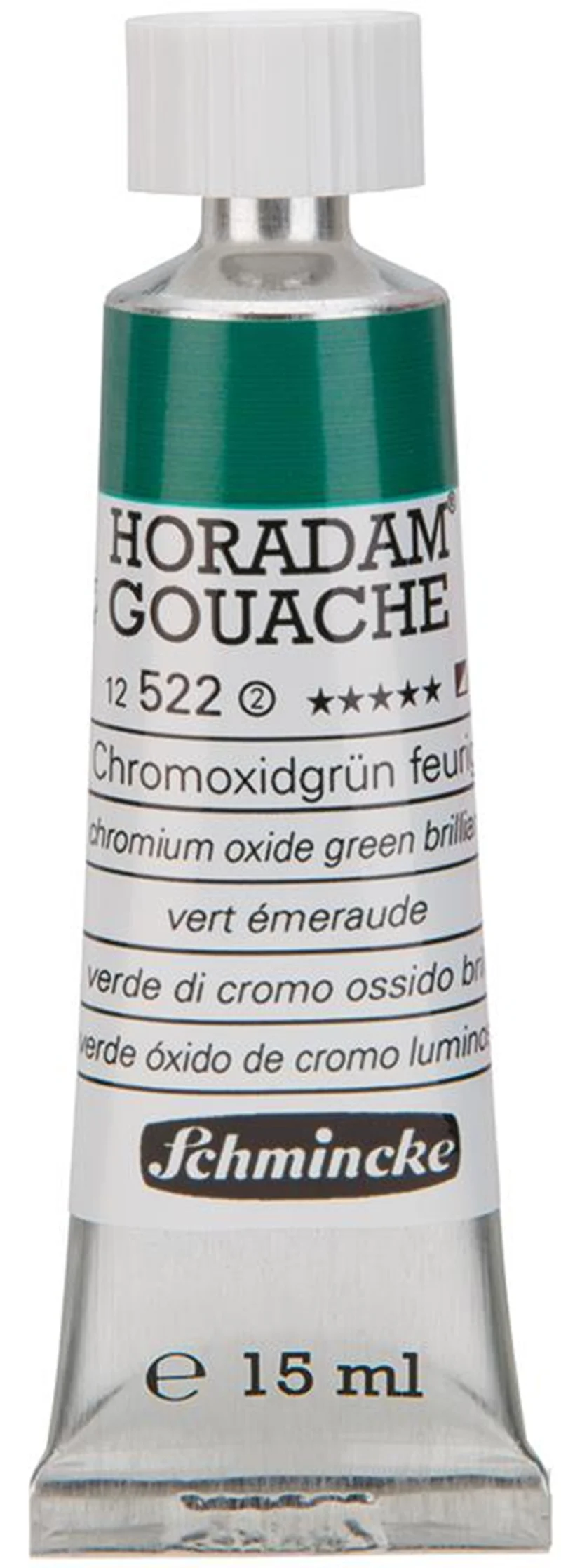SCHMİNCKE HORADAM GOUACHE ARTİST GUAJ BOYA 15 ML SERİ 2 522 CHROMİUM OXİDE GREEN BRİLLİANT 12522006