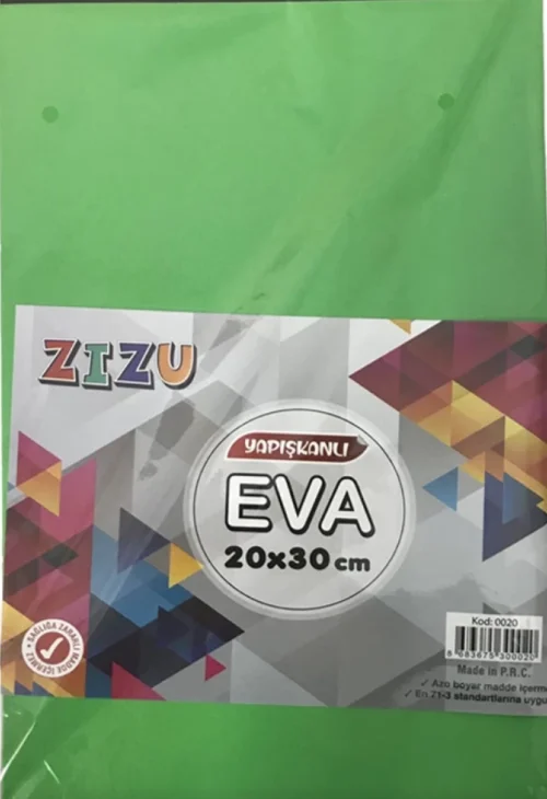 ZIZU EVA A4 YAPIŞKANLI 20*30 0020