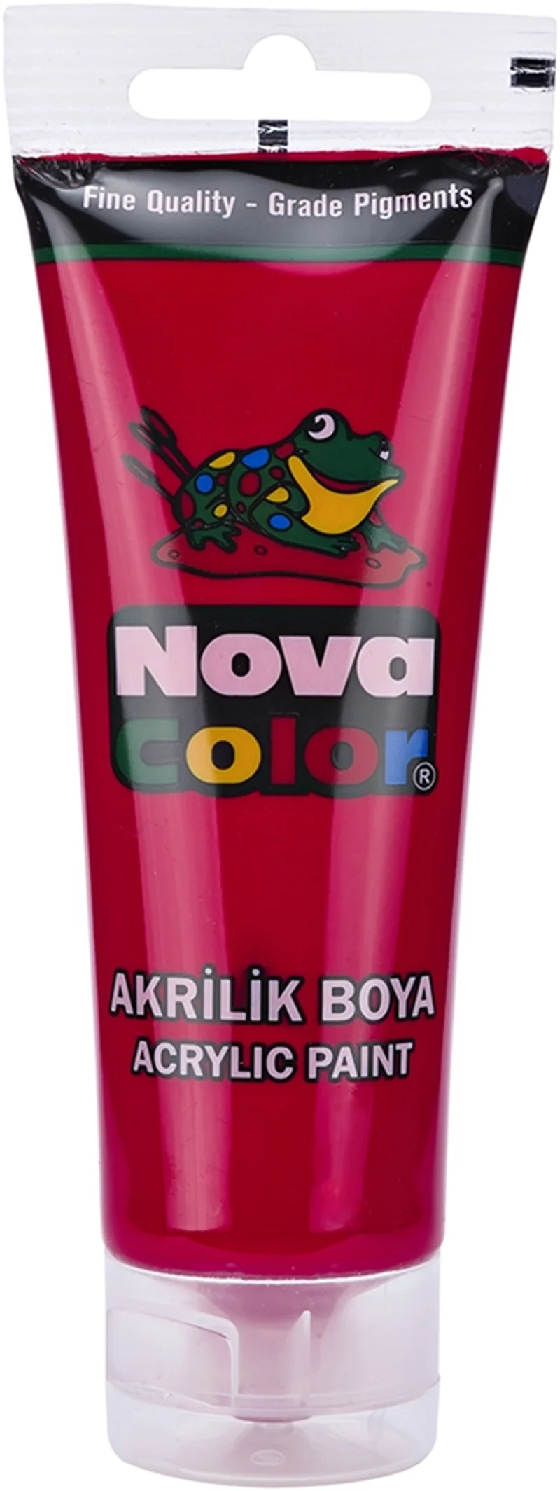 NOVA COLOR AKRİLİK BOYA TÜP 75 GR ATEŞ KIRMIZI NC-2214