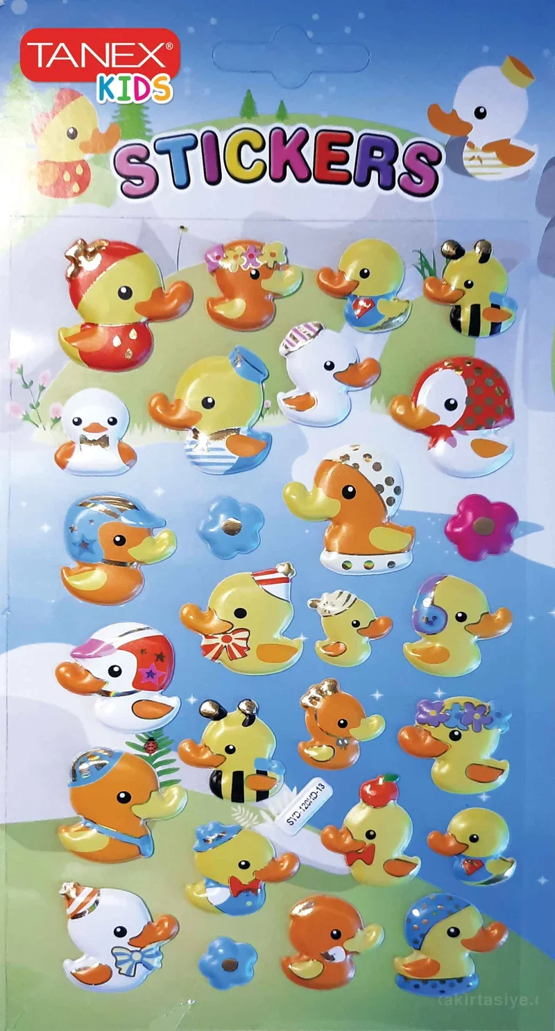 TANEX TNX-26159 3D PUFFY ETİKET 1 AD. TNX2615901