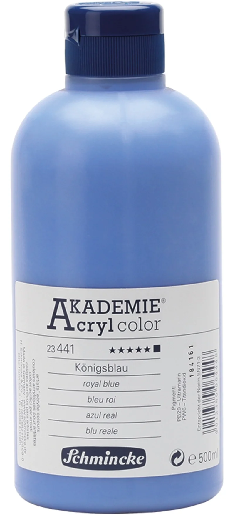SCHMİNCKE AKADEMİE AKRİLİK BOYA 500 ML 441 ROYAL BLUE 23441028