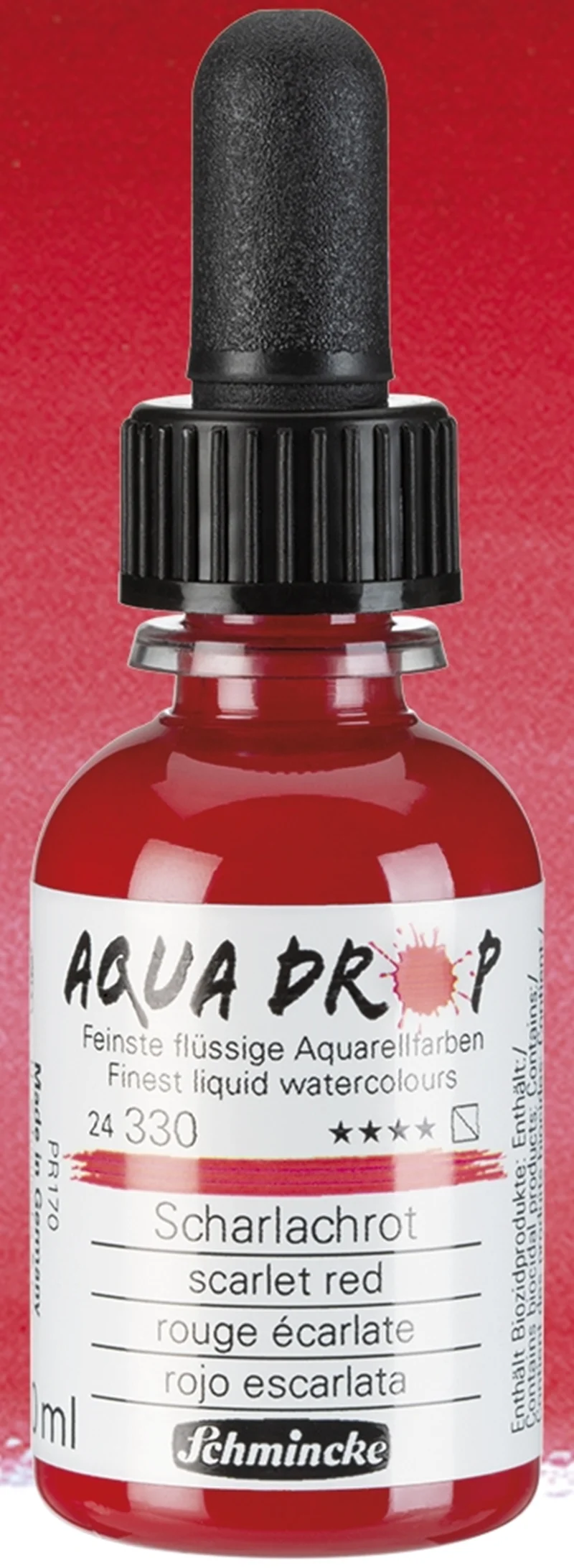 SCHMİNCKE AQUA DROP SIVI SULUBOYA SCARLET RED 30 ML 24330034