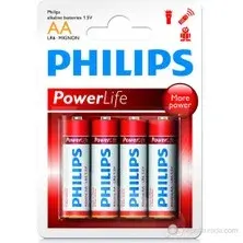 PHILIPS LR6P4B/10 POWER ALKALİNE AA KALEM PİL 4 LÜ
