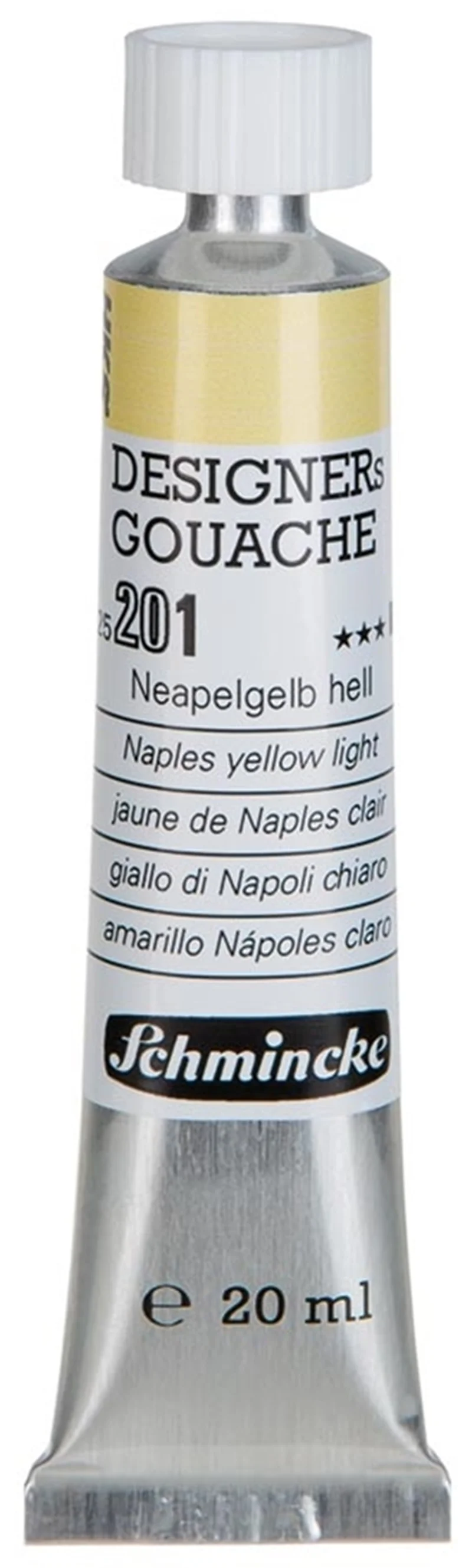 SCHMİNCKE HKS DESİGNERS' GOUACHE GUAJ BOYA 20 ML TÜP 201 NAPLES YELLOW LİGHT 25201007