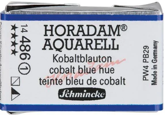 SCHMİNCKE HORADAM AQUARELL ARTİST SULU BOYA TAM TABLET SERİ 1 486 COBALT BLUE HUE 14486043