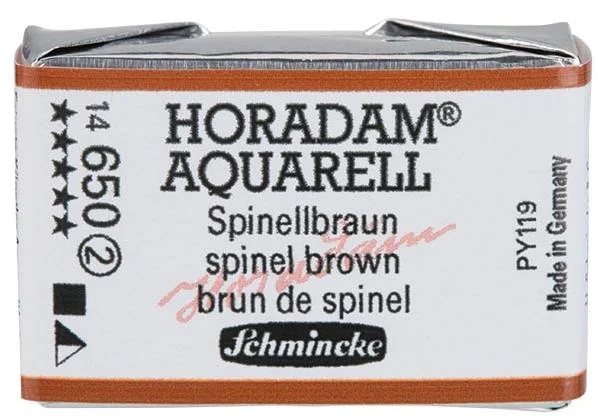 SCHMİNCKE HORADAM AQUARELL ARTİST SULU BOYA TAM TABLET SERİ 2 650 SPİNEL BROWN 14650043