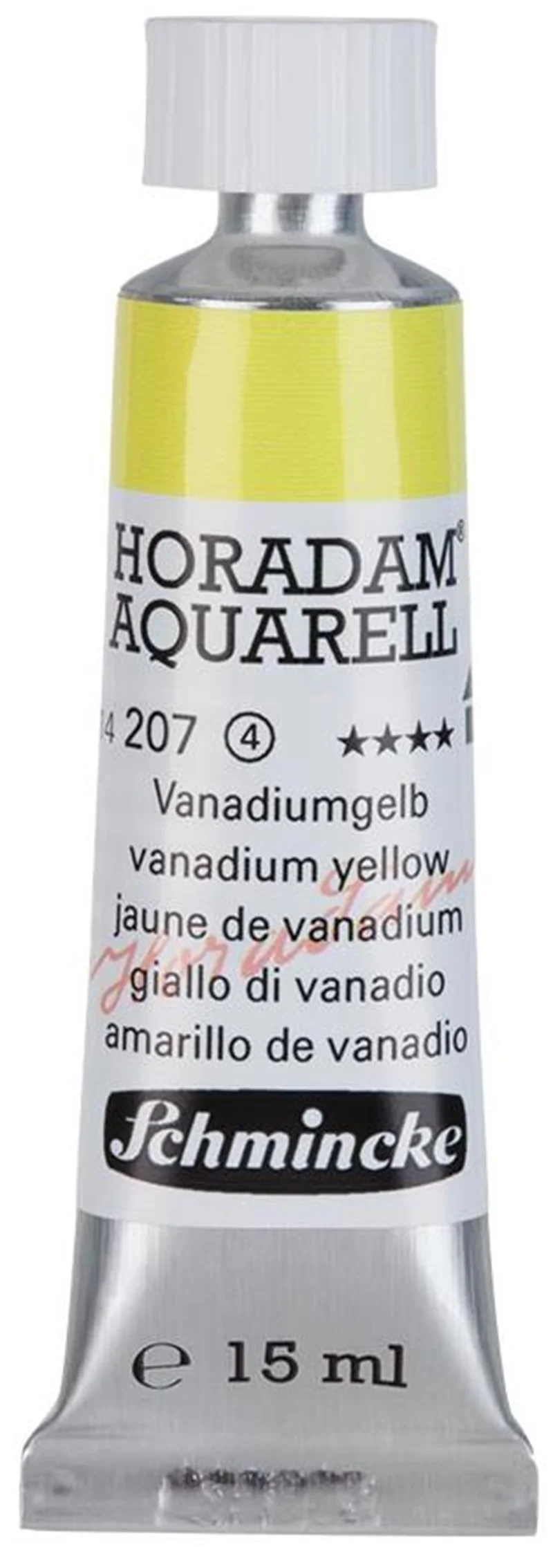 SCHMİNCKE HORADAM AQUARELL ARTİST SULU BOYA 15 ML TÜP SERİ 4 207 VANADİUM YELLOW 14207006