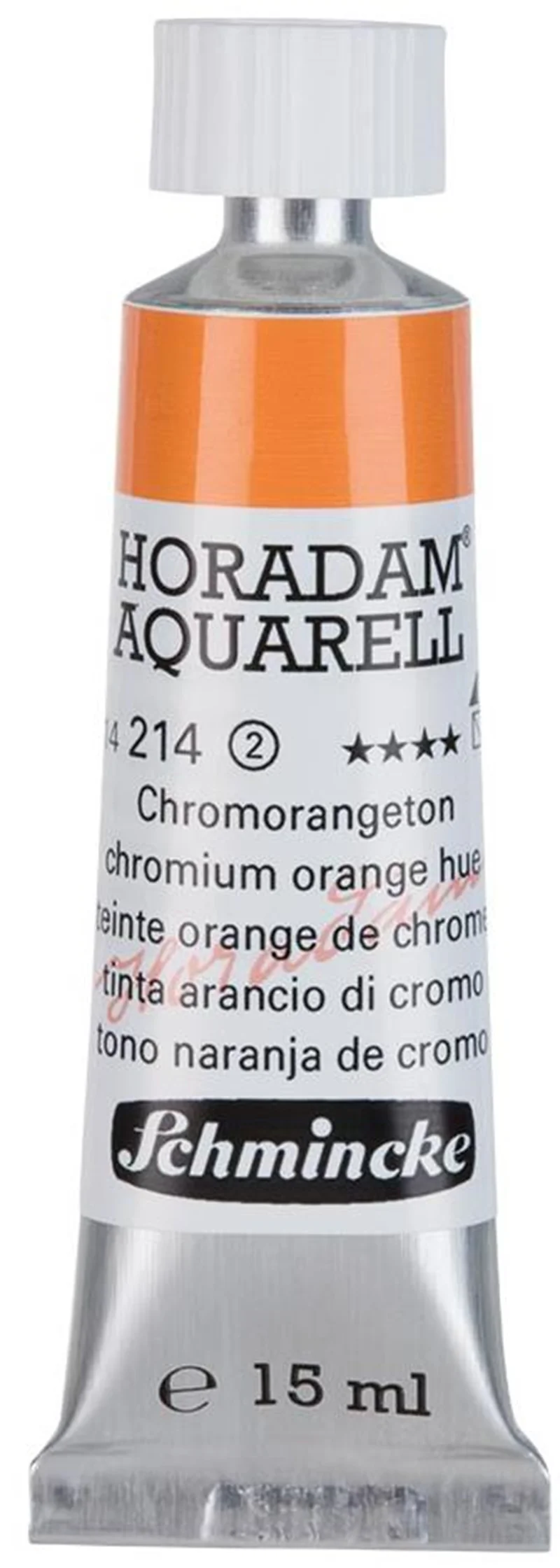 SCHMİNCKE HORADAM AQUARELL ARTİST SULU BOYA 15 ML TÜP SERİ 2 214 CHROME ORANGE NO LEAD 14214006