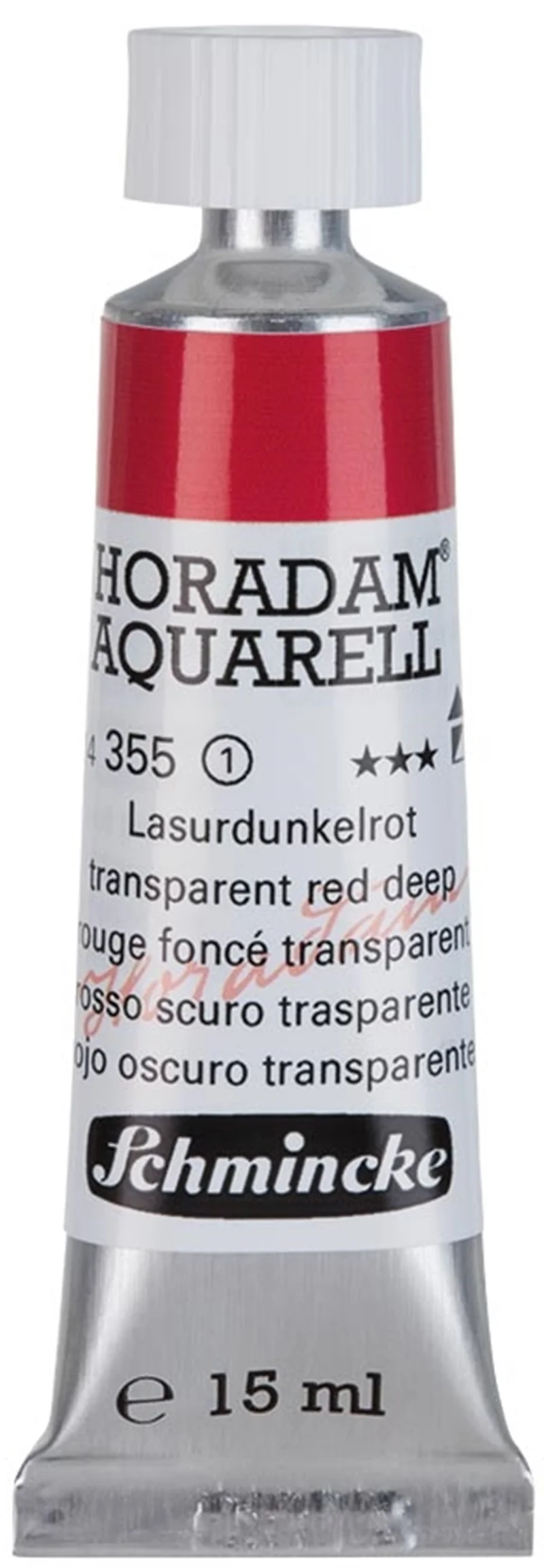 SCHMİNCKE HORADAM AQUARELL ARTİST SULU BOYA 15 ML TÜP SERİ 1 355 TRANSPARENT RED DEEP 14355006