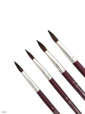 SAMUR 145 SERİ 2-4-6-8 NO SULU BOYA FIRÇASI 4 LÜ SET