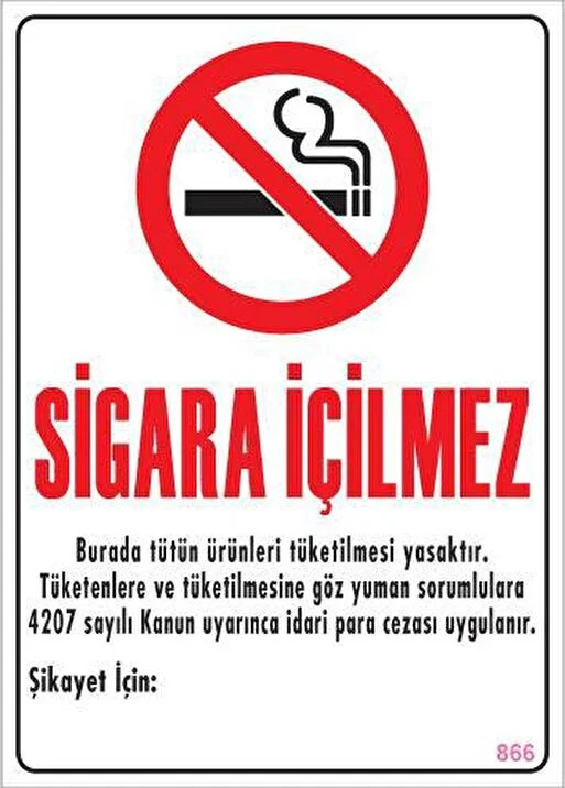 SEVEN 25x35 SİGARA İÇİLMEZ LEVHASI SVN-901
