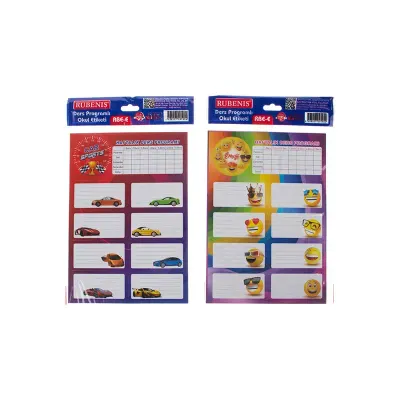 SEVEN KLASİK OKUL ETİKETİ 3 LÜ PK SVN-105