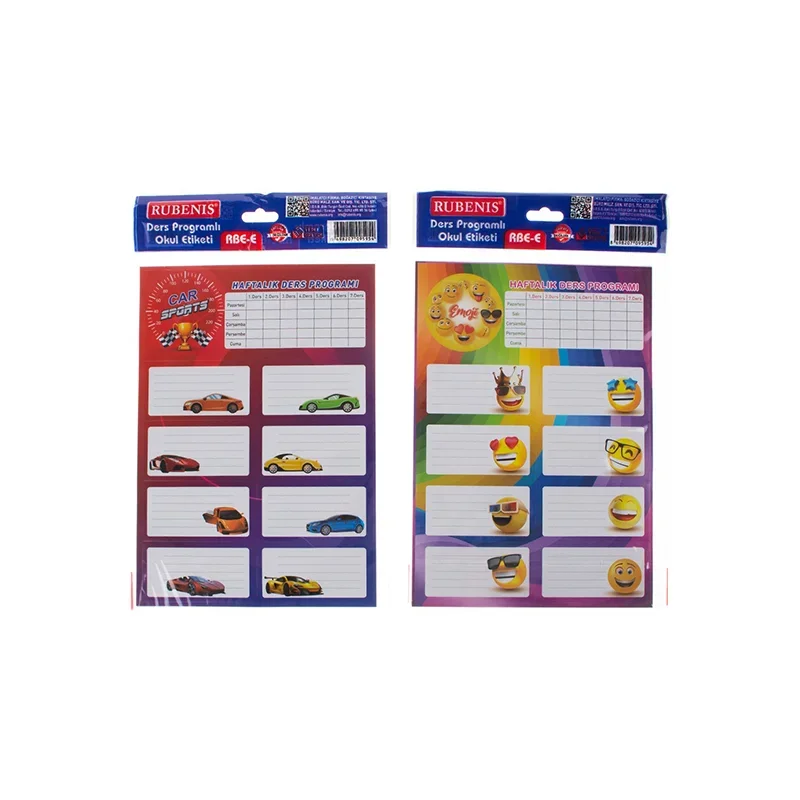 SEVEN KLASİK OKUL ETİKETİ 3 LÜ PK SVN-105