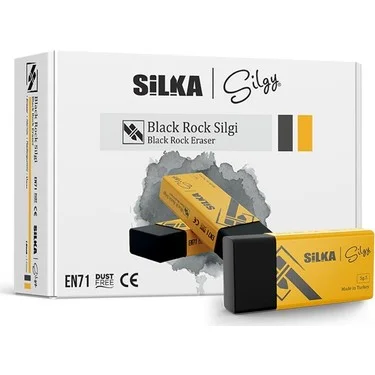 SİLKA BLACK ROCK SİYAH SİLGİ 24 LÜ KT SG.5