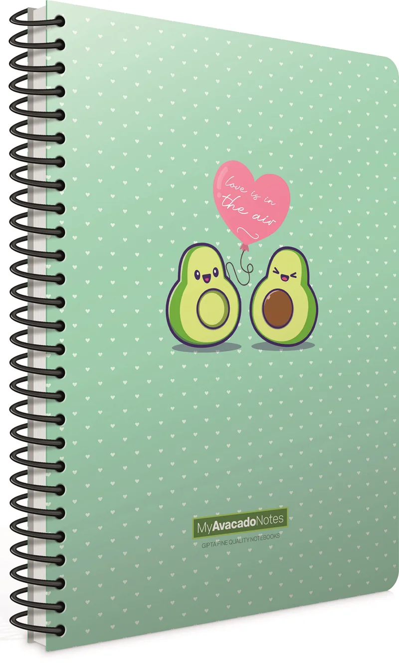 GIPTA DEFTER AVOCADO NOTES A4 SPİRALLİ KARTON KAPAK 80 YP. ÇİZGİLİ 5819