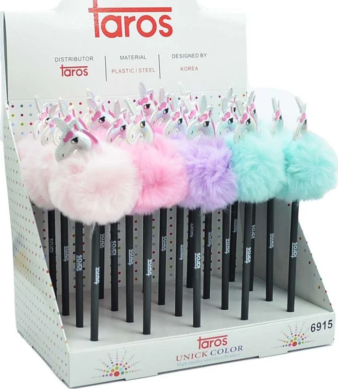 TAROS 6915 UNİCK COLOR PASTEL UNICORN TEPELİ KURŞUN KALEM