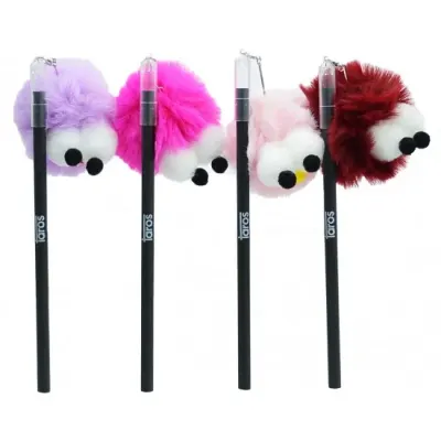 TAROS 6917 UNİCK COLOR PUFFY GÖZLÜ PELUŞ TEPELİ KURŞUN KALEM