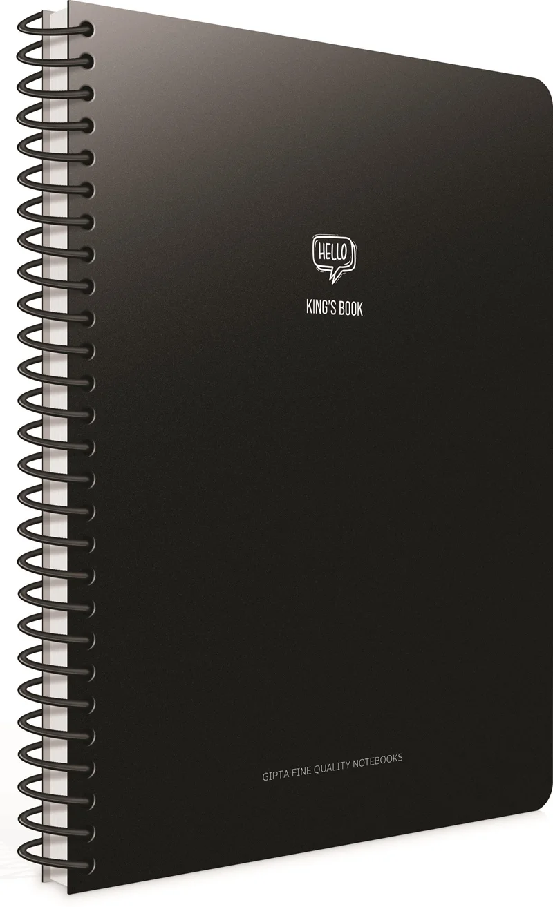 GIPTA DEFTER KINGS BOOK A4 SPİRALLİ PP KAPAK 80 YP. KARELİ 5921