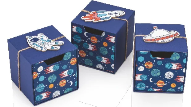 GIPTA KUTU SETİ 3 LÜ SPACE KÜP ÇEKMECELİ BX89120