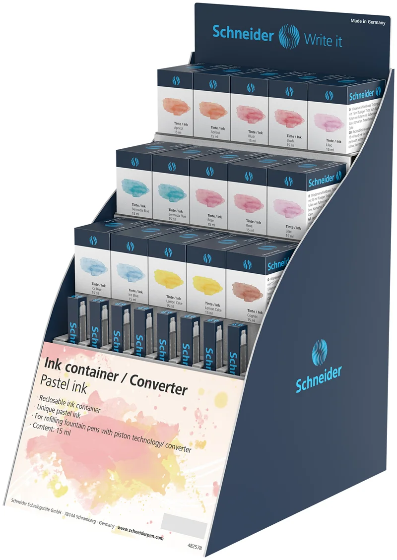 SCHNEIDER DOLMA KALEM  MÜREKKEP &amp; PİSTON STANDI 305942 SCSS62