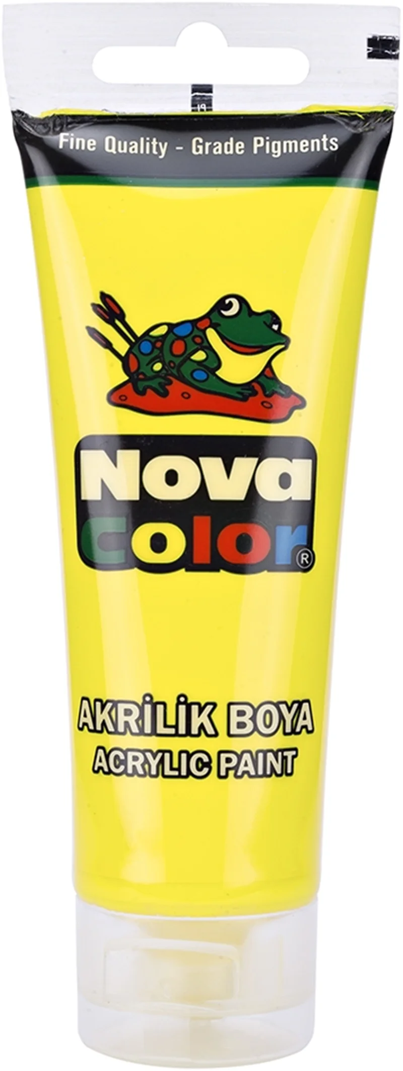NOVA COLOR AKRİLİK BOYA TÜP 75 GR LİMON SARI NC-2223