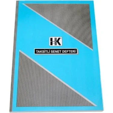 ULAŞ TAKSİTLİ SENET DEFTERİ KARTON KAPAK