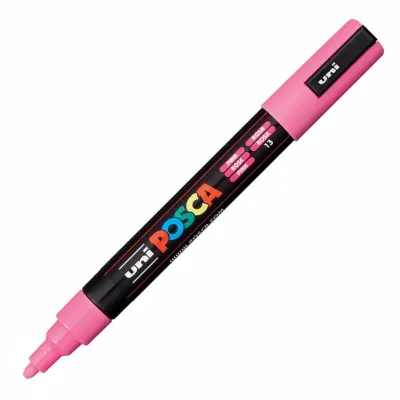 UNİ-BALL PC-5M-POSCA SU BAZLI MARKER A.PEMBE 1.8