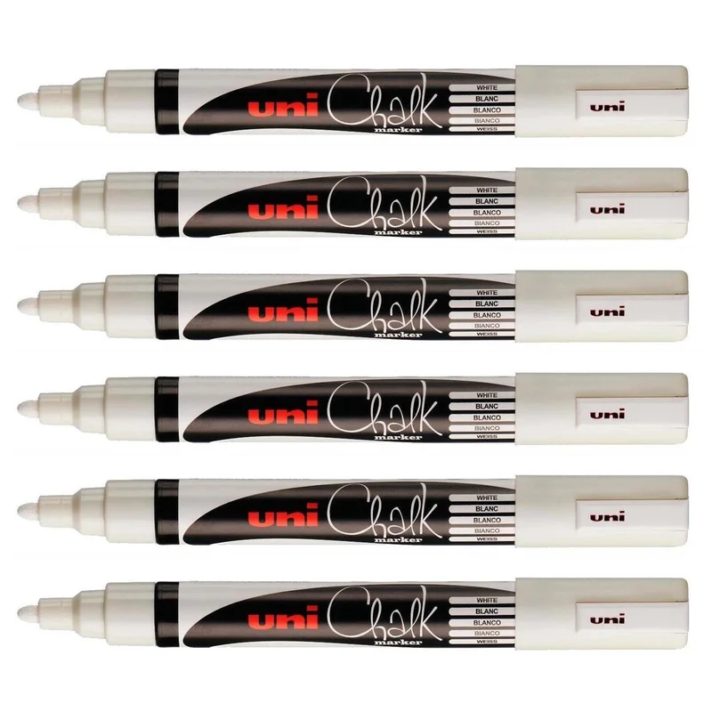 UNİ-BALL PWE-5M BEYAZ SU BAZLI TEBEŞİR MARKER