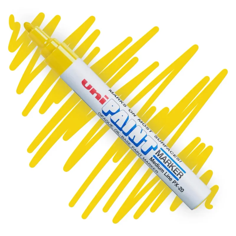UNİ-BALL PX-20 SARI PAINT MARKER
