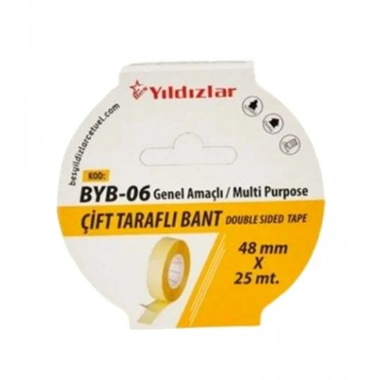 YILDIZLAR 48x25 ÇİFT TARAFLI BANT BYB-06