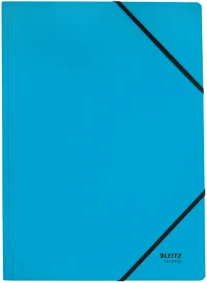 LEITZ ELASTİK DOSYA RECYCLE KARTON A4 L-3908 MAVİ